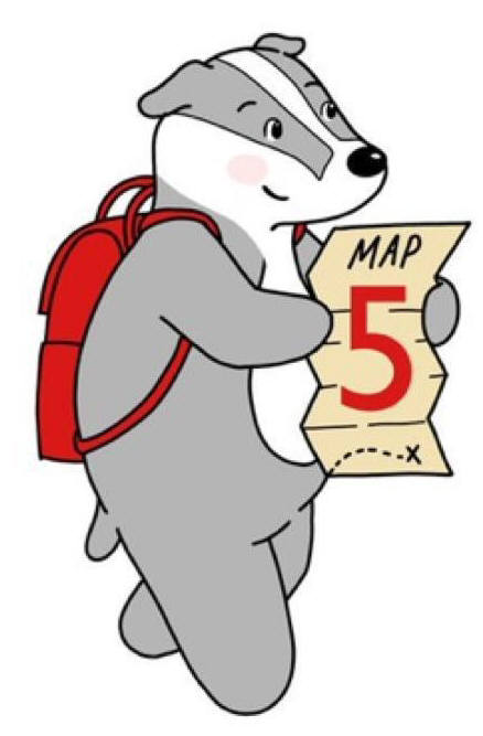 The Badger Walk Logo
