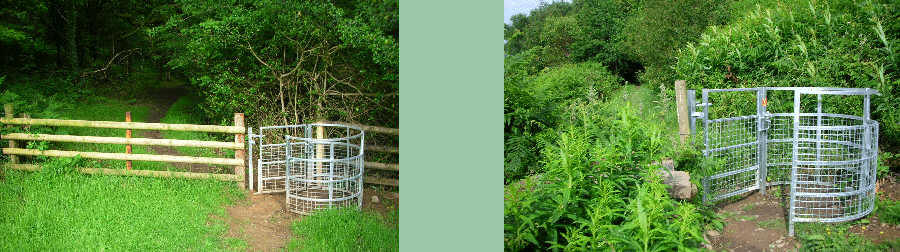 New kissing Gates between Llantrisant and Rhiwsaeson